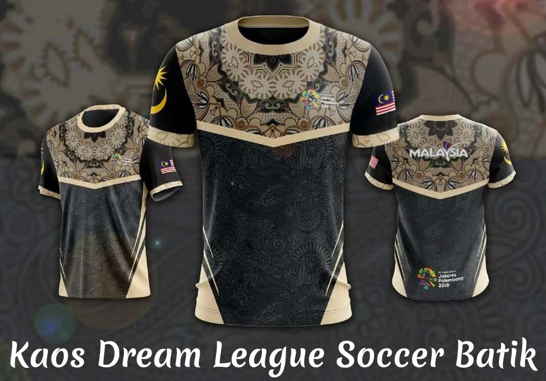 kaos dream league soccer batik