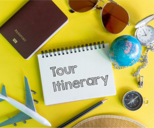 perbedaan itinerary dan rundown tour